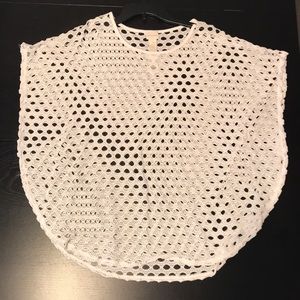 White top with holes